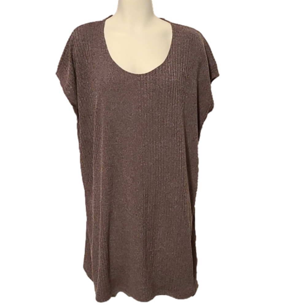 🌺Wilfred Free Sleeveless Knit Dress in Heathered Eggplant